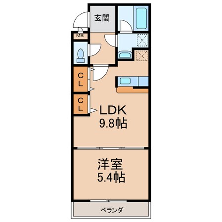 紀伊中ノ島駅 徒歩13分 2階の物件間取画像